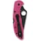 Spyderco 2024 Spyderco Reveal 6 Delica Pink Heels Black Cmp S30V Plain Edge SPY-C11FPPNS30VBK - alternate 2